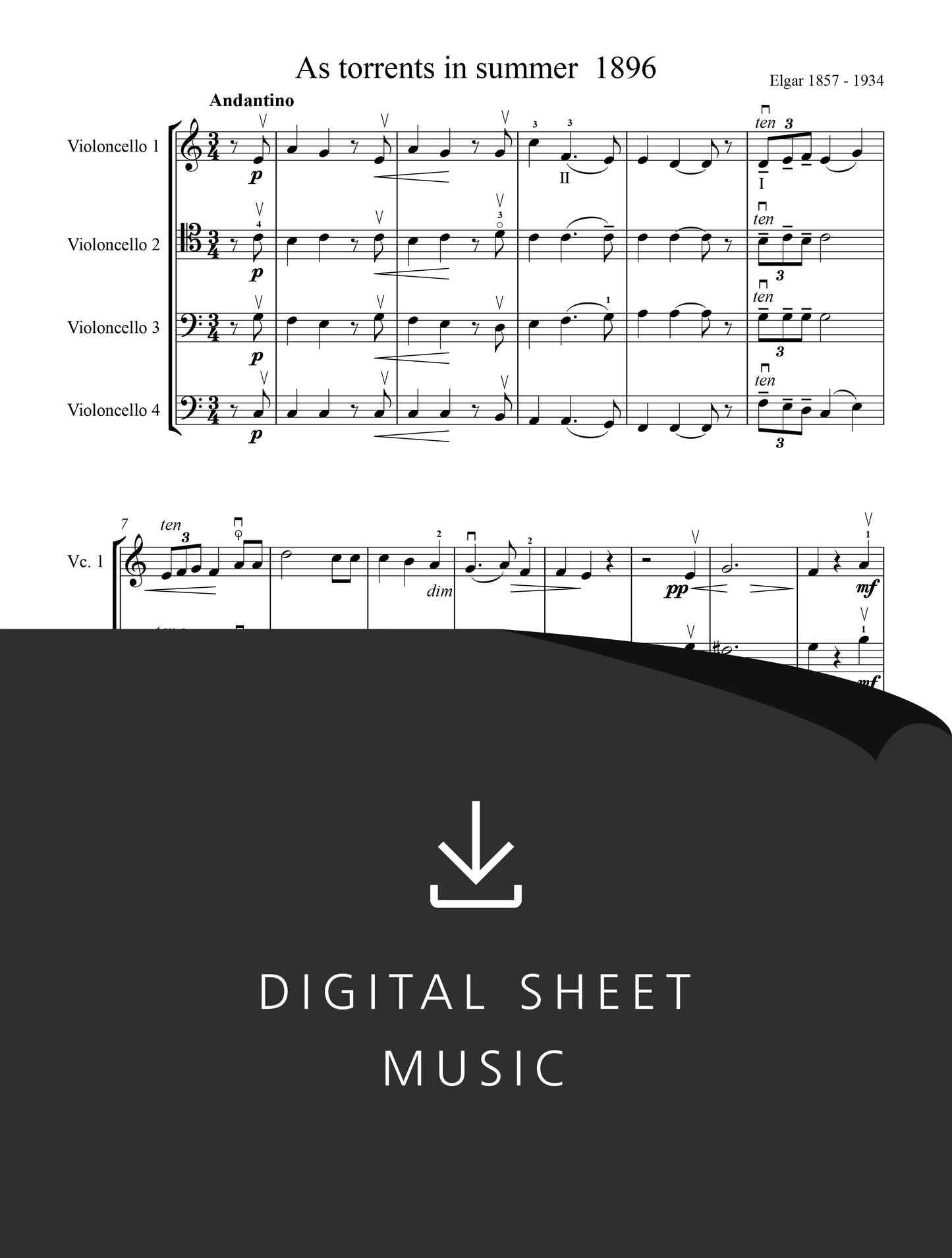 As Torrents In Summer — Edward Elgar