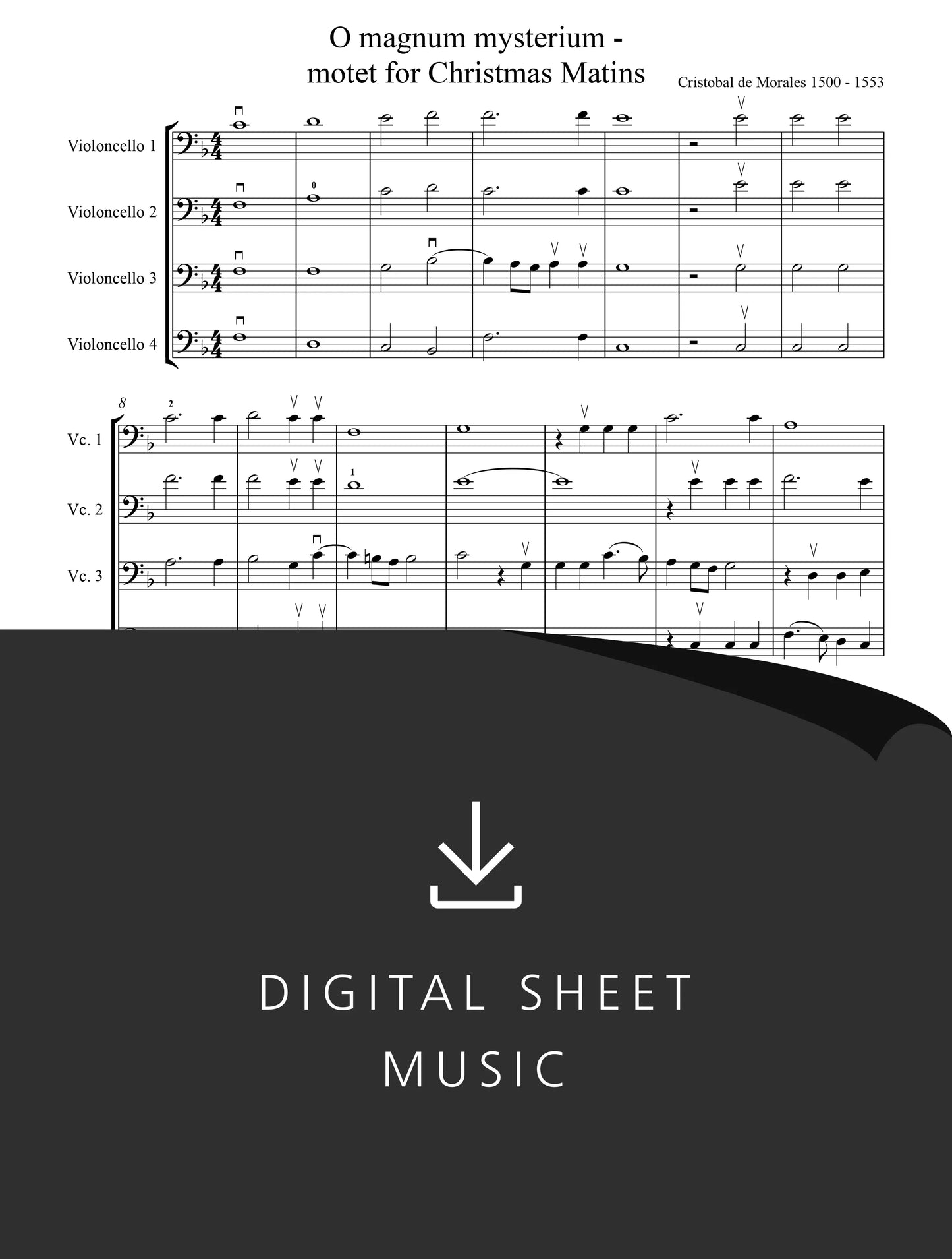 O Magnum Mysterium: Motet for Christmas Matins — Cristobal de Morales