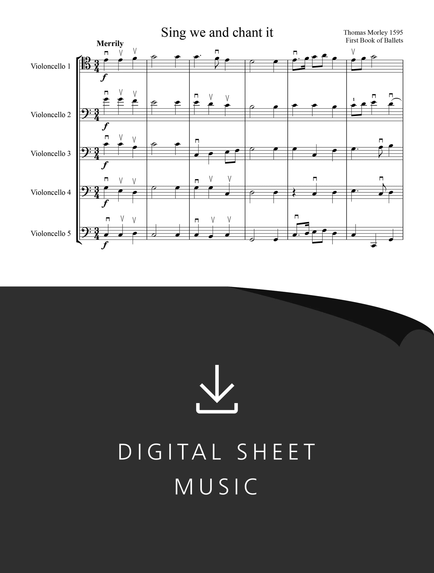 Sing We and Chant It — Thomas Morley
